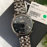 Coach Delancey Black Dial Black Steel Strap Watch For Women - 14502812 Authentic Buy Shop Now