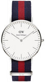 Daniel Wellington Classic Oxford White Dial Two Tone NATO Strap Watch For Women - DW00100046 Authentic Buy Shop Now