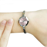 Movado Bela Museum Pink Dial Silver Steel Strap Watch For Women - 0606596 Authentic Buy Shop Now