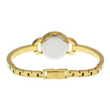 Movado Rondiro 22mm Black Dial Yellow Gold Steel Strap Watch For Women - 0606888 Authentic Buy Shop Now