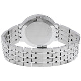Movado Esperanza 39mm Black Dial Silver Steel Strap Watch For Men - 0607057 Authentic Buy Shop Now