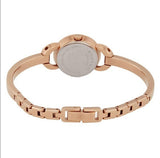 Movado Rondiro 22mm Black Dial Rose Gold Steel Strap Watch For Women - 0607065 Authentic Buy Shop Now