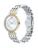 Movado Esperanza Mother of Pearl Dial Two Tone Steel Strap Watch For Women - 0607085 Authentic Buy Shop Now
