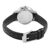 Movado Ultra Slim Black Dial Black Leather Strap Watch For Women - 0607094 Authentic Buy Shop Now