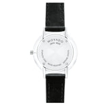 Movado Ultra Slim Black Dial Black Leather Strap Watch For Women - 0607094 Authentic Buy Shop Now