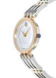Movado Esperanza Mother of Pearl Dial Two Tone Steel Strap Watch For Women - 0607114 Authentic Buy Shop Now