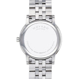 Movado Museum Classic Diamonds Black Dial Silver Steel Strap Watch for Men - 0607201 Authentic Buy Shop Now