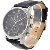 Tommy Hilfiger Kane Quartz Black Dial Black Leather Strap Watch for Men - 1791401 Authentic Buy Shop Now