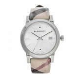 Burberry The City White Dial Brown Leather Strap Watch for Women - BU9113 Authentic Buy Shop Now
