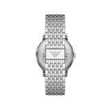 Emporio Armani Minimalist Black Dial Silver Steel Strap Watch for Men - AR11600 Authentic Buy Shop Now