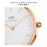 Daniel Wellington Petite Pressed Melrose White Dial Gold Mesh Bracelet Watch For Women - DW00100447 Authentic Buy Shop Now