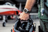 Breitling Avenger Chronograph 45mm Swiss Air Force Team Black Dial Black Nylon Strap Watch for Men - A133171A1B1X1 Authentic Buy Shop Now