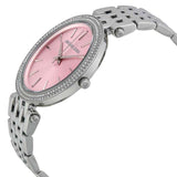 Michael Kors Darci Crystal Pink Dial Silver Stainless Steel Strap Watch for Women - MK3352 Authentic Buy Shop Now