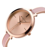 Michael Kors Jaryn Analog Gold Dial Pink Steel Strap Watch For Women - MK4343 Authentic Buy Shop Now