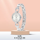 Coach Park Crystals Silver Dial Silver Steel Strap Watch for Women - 14503170 Authentic Buy Shop Now