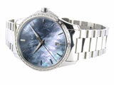 Gucci G Timeless Diamonds Mother of Pearl Blue Dial Silver Steel Strap Unisex Watch - YA126458 Authentic Buy Shop Now