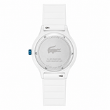 Lacoste Goa White Dial Two Tone Silicone Strap Watch for Men - 2020118 Authentic Buy Shop Now