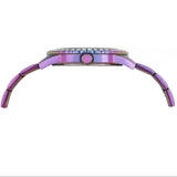 Guess Sparkler Silver Dial Purple Steel Strap Watch For Women - GW0111L5 Authentic Buy Shop Now