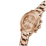 Guess Cosmic Chronograph Rose Gold Dial Rose Gold Steel Strap Watch for Women - GW0465L2 Authentic Buy Shop Now