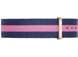 Daniel Wellington Classy Winchester White Dial Two Tone NATO Strap Watch For Women - DW00100077 Authentic Buy Shop Now