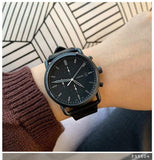 Fossil Commuter Black Dial Black Leather Strap Watch for for Men - FS5504 Authentic Buy Shop Now