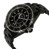Chanel J12 Quartz Diamonds Black Dial Black Steel Strap Watch for Women - J12 H1625 Authentic Buy Shop Now