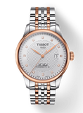 Tissot Le Locle Powermatic 80 Diamonds Silver Dial Two Tone Steel Strap Watch For Men - T006.407.22.036.01 Authentic Buy Shop Now