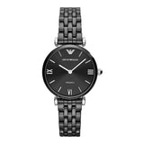 Emporio Armani Ceramica Black Dial Black Ceramic Strap Watch For Women - AR1487 Authentic Buy Shop Now