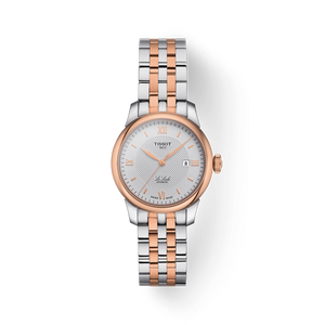 Tissot T Classic Le Locle Automatic Silver Dial Two Tone Steel Strap Watch For Women - T006.207.22.038.00 Authentic Buy Shop Now