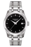 Tissot T Trend Couturier Lady Black Dial Silver Steel Strap Watch For Women - T035.210.11.051.00 Authentic Buy Shop Now