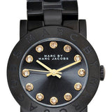Marc Jacobs Amy Black Dial Black Steel Strap Watch for Women - MBM8595 Authentic Buy Shop Now