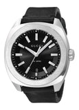 Gucci GG2570 Black Dial Black Leather 44mm Watch For Men - YA142208 Authentic Buy Shop Now