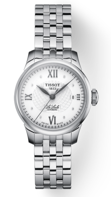 Tissot Le Locle Automatic Lady Silver Dial Silver Steel Strap Watch For Women - T41.1.183.16 Authentic Buy Shop Now