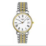 Tissot T Classic Desire Two Tone Quartz Watch For Women - T52.2.281.13 Authentic Buy Shop Now