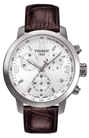 Tissot PRC 200 Chronograph White Dial Watch For Men - T055.417.16.017.01 Authentic Buy Shop Now