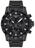Tissot Supersport Chrono Black Dial Black Steel Strap Watch For Men - T125.617.33.051.00 Authentic Buy Shop Now