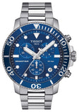 Tissot Seastar 1000 Chronograph Blue Dial Silver Steel Strap Watch For Men - T120.417.11.041.00 Authentic Buy Shop Now