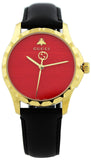 Gucci G Timeless Coral Red Dial Black Leather Strap Watch For Men - YA126464 Authentic Buy Shop Now