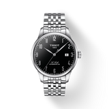 Tissot Le Locle Powermatic 80 Black Dial Silver Steel Strap Watch For Men - T006.407.11.052.00 Authentic Buy Shop Now