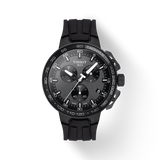 Tissot T Race Cycling Chronograph Black Dial Black Rubber Strap Watch For Men - T111.417.37.441.03 Authentic Buy Shop Now