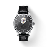 Tissot Tradition Powermatic 80 Open Heart Automatic Watch For Men - T063.907.16.058.00 Authentic Buy Shop Now