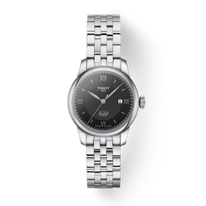 Tissot Le Locle Automatic Lady Black Dial Silver Steel Strap Watch For Women - T006.207.11.058.00 Authentic Buy Shop Now