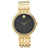 Movado Esperanza Museum 39mm Black Dial Stainless Steel Watch For Men - 0607059 Authentic Buy Shop Now
