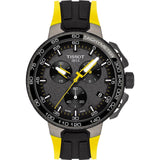 Tissot T Bike Cycling Tour de France Black Dial Two Tone Rubber Strap Watch For Men - T111.417.37.441.00 Authentic Buy Shop Now