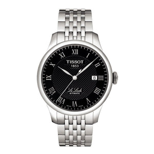 Tissot T Classic Le Locle Powermatic 80 Black Dial Silver Steel Strap Watch For Women - T41.1.483.53 Authentic Buy Shop Now