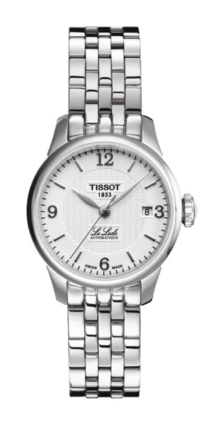 Tissot Le Locle Small Lady Automatic Silver Dial Silver Steel Strap Watch For Women - T41.1.183.34 Authentic Buy Shop Now