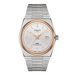 Tissot PRX Powermatic 80 Silver Dial Silver Steel Strap Watch For Men - T137.407.21.031.00 Authentic Buy Shop Now