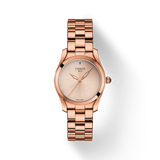 Tissot T Wave Cream Dial Rose Gold Steel Strap Watch For Women - T112.210.33.451.00 Authentic Buy Shop Now