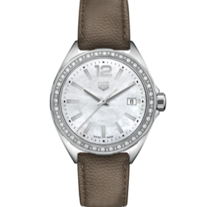 Tag Heuer Formula 1 Quartz Mother of Pearl Dial Brown Leather Strap Watch for Women - WBJ131A.FC8255 Authentic Buy Shop Now