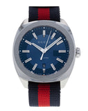 Gucci GG2570 Quartz Blue Dial Blue & Red Nylon Strap Watch For Men - YA142304 Authentic Buy Shop Now